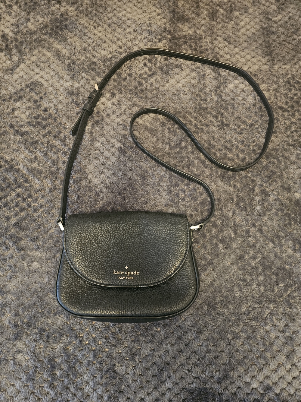 Kate Spade New York Leila Mini Crossbody Shoulder Bag, Black